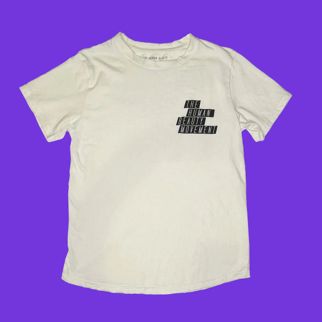 The HBM Logo Tee, Front - White