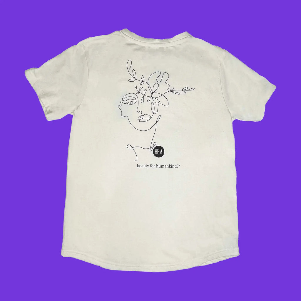 The HBM Logo Tee, Back - White